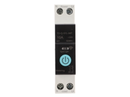 Interruptor Din Rail Inteligente Wifi, Controle Remoto Por Móvel, 3 Modos De Temporização, 10a Para Eletrodomésticos Domésticos
