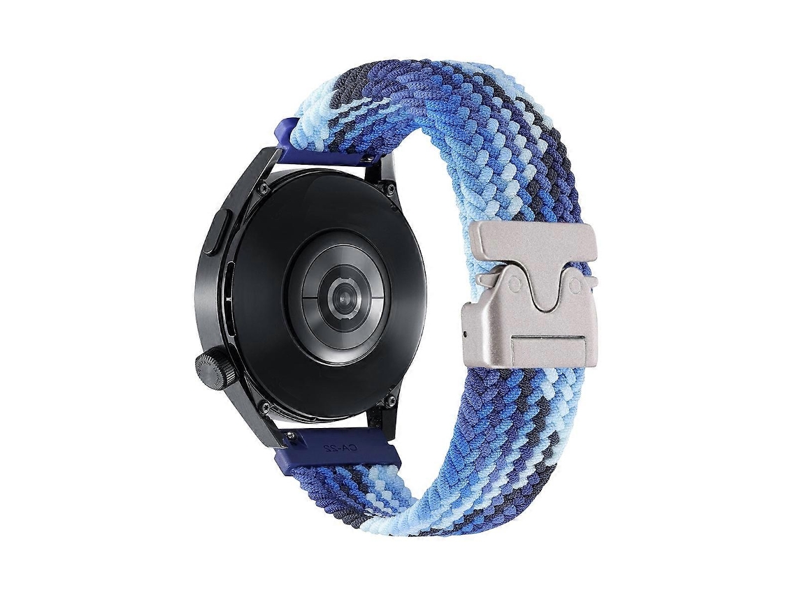 Pulseira De Relógio Trançada Em Nylon Com Botão De Pressão