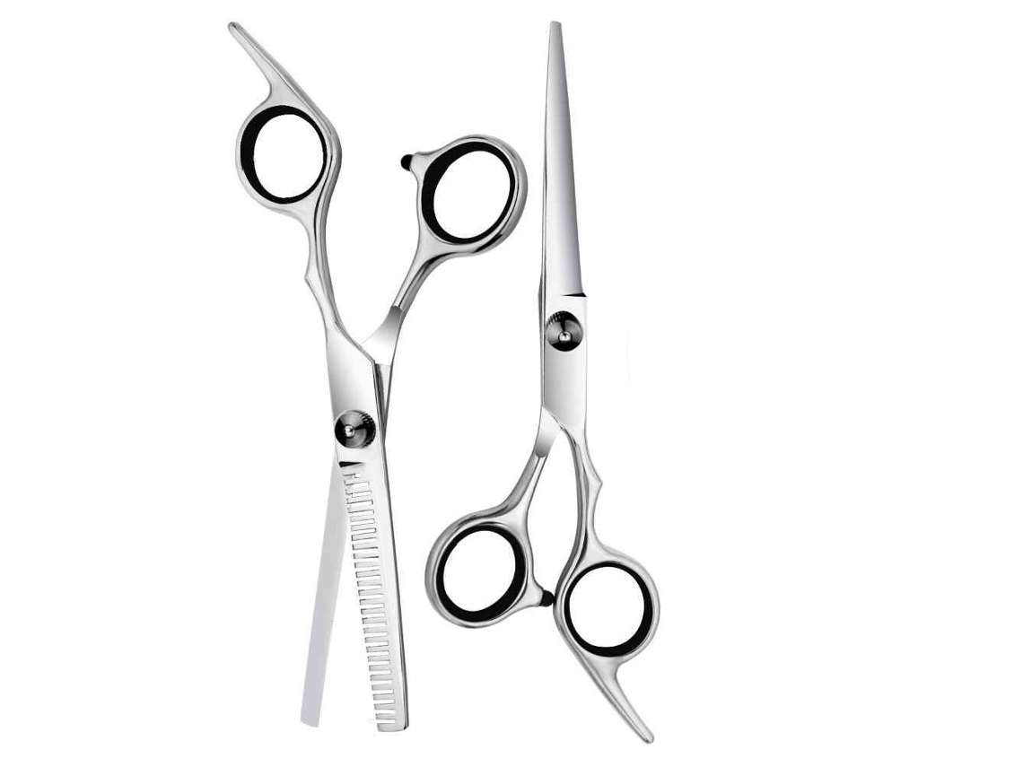 Conjunto De Tesouras De Cabelo, Tesouras De Cabeleireiro E Tesouras De Desbaste De Luxo Brilvibera