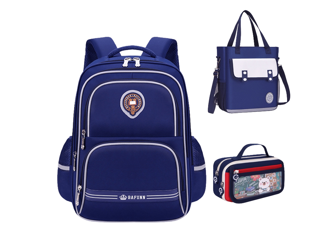 Mochila Escolar Laxiscreed Compacta E De Grande Capacidade Para Crianças E Estudo Fundamental