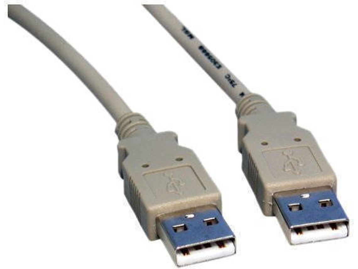 Cabo de Dados MAX VALUE (USB A - 2 m - Bege)