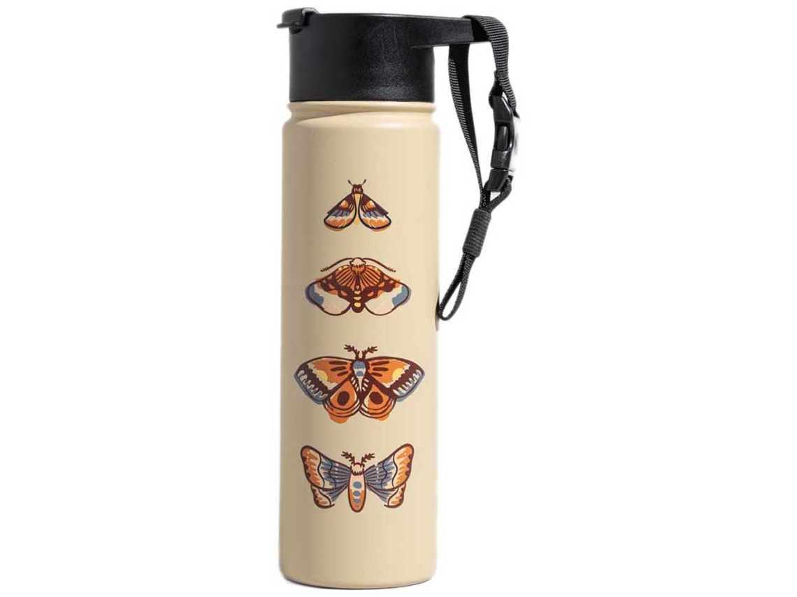 Termo de Aço 650Ml Beigeunited By Blue