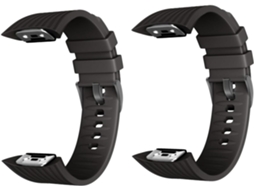 2 Pulseiras De Silicone Reposição Para Smartwatch, Fáceis
