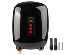 Aquecedor Elétrico De Água Laxiscreed Com Tela Tática E Aquecimento Instantâneo, 220v-240v, Preto