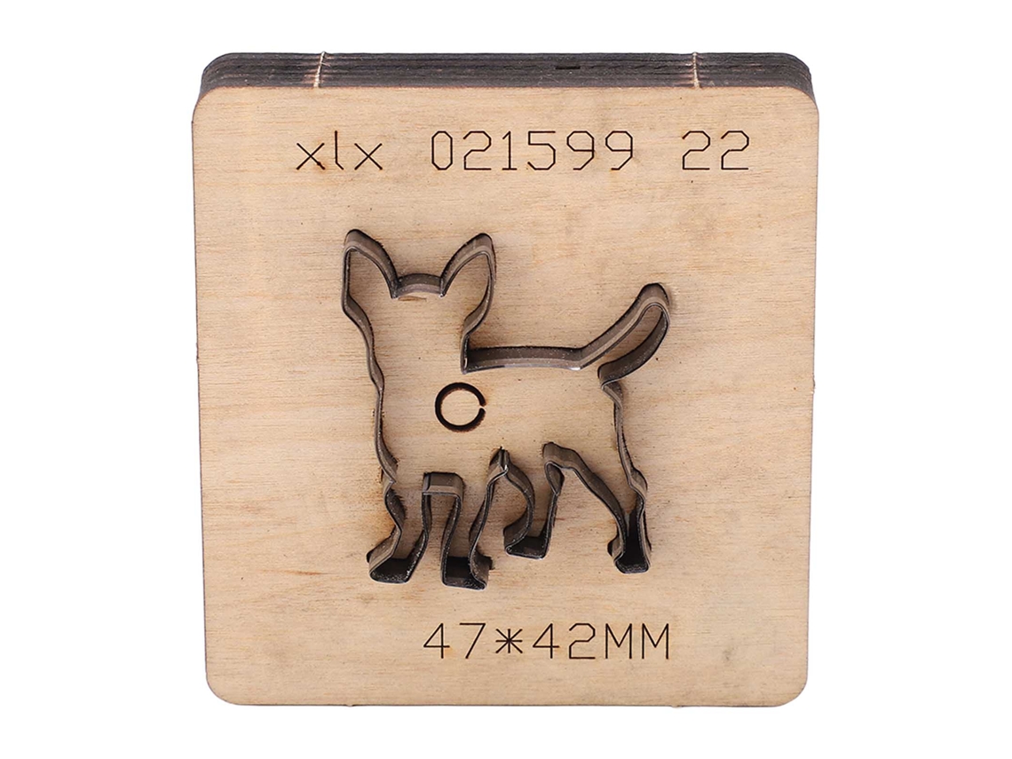 Molde de Corte em Liga de Aço YURU com Modelo de Cachorro