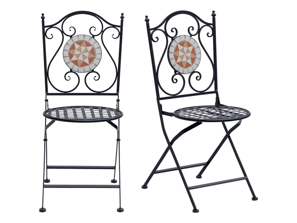 Conjunto de 2 Mesas de Cabeceira Suspensas com Gaveta e Prateleira 37x32x21cm Preto Brilhante BTFORUS