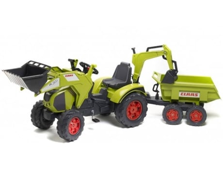 Trator Claas + Reboque Basculante + Pás