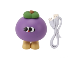 2026 lâmpada Noturna de Silicone Fruta Manga com 3 Níveis de Brilho, Botão Táctil, Usb c 500mah, Bonita para Quarto