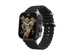 Relógio inteligente com monitoramento de saúde, suporte para fone de ouvido Bluetooth, pulseira digital à prova d'água 2 em 1 Ly Ebike