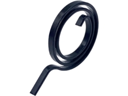 1 Peça De Mola Aço Para Fechadura Maçanetas Portas, Revestida De Preto 19 * 29mm
