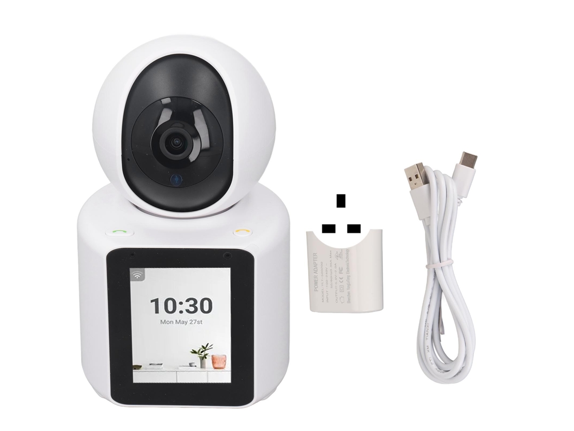 Câmera Wifi Segurança 2.8" 1080p Hd Interior Uk