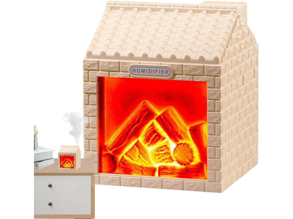 Umidificador Para Quartos, De Interiores Com Luz Noturna Led, 200 Ml, Difusor Aromaterapia