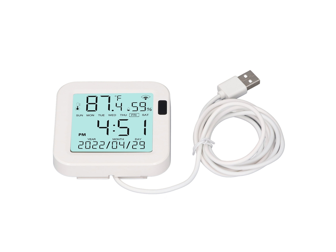 Termômetro Higrômetro LCD com Sensor de Temperatura e Umidade S/MARCA