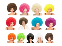 Peruca Afro Oversized em várias cores de alta qualidade