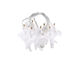 Cordão De Luzes Led, Formato De Unicornio, Cor Rosa, Funcionamento A Bateria, Para Festas, Casamentos, Janelas, Árvores E Composição Sazonal