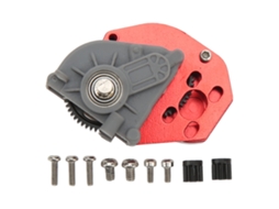 Caixa De Engrenagens Rc Profissional De Alta Precisão Para Axial Scx24 1/24 Crawler Vermelha