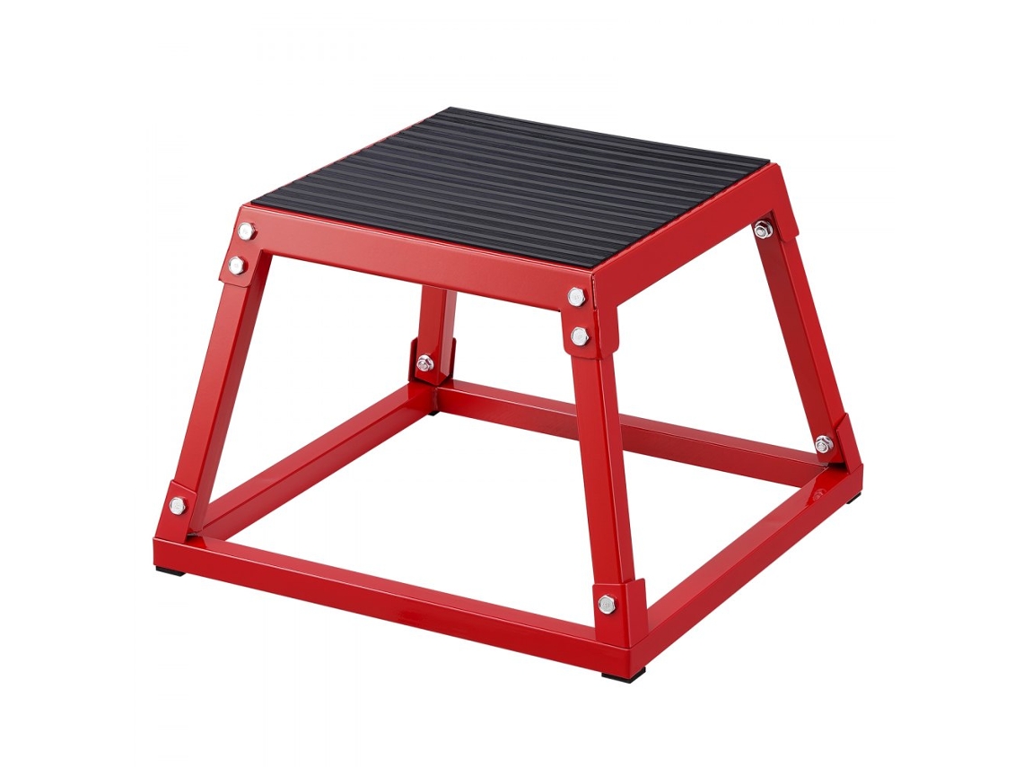 Plataforma Pliométrica E Step Box Em Aço Para Saltos, Treino Crossfit Tekmaquinas