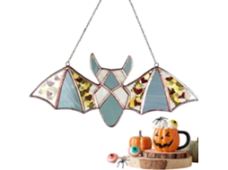 Apanhador de Sol de Halloween, Plano, Colorido, Acrílico, para Uso Interno e Externo, Brilhante, para Varanda, Quarto CHABERLU