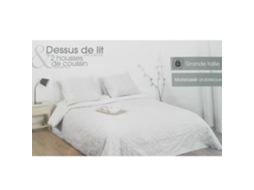 Colcha 240 X 260 Cm Arabesco Marfim 2 Fronhas ATMOSPHERA