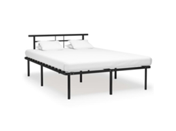 Estrutura De Cama 140x200 Cm Metal Preto