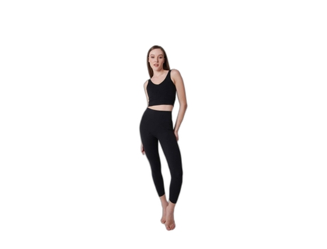 Leggins de Mulher ONAMASTE Mantra Preto (S/M)