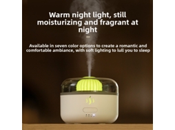 Humidificador Cactus Pequeño Uso Doméstico Escritorio Aromaterapia Mesilla Hidratación Gran Capacidad