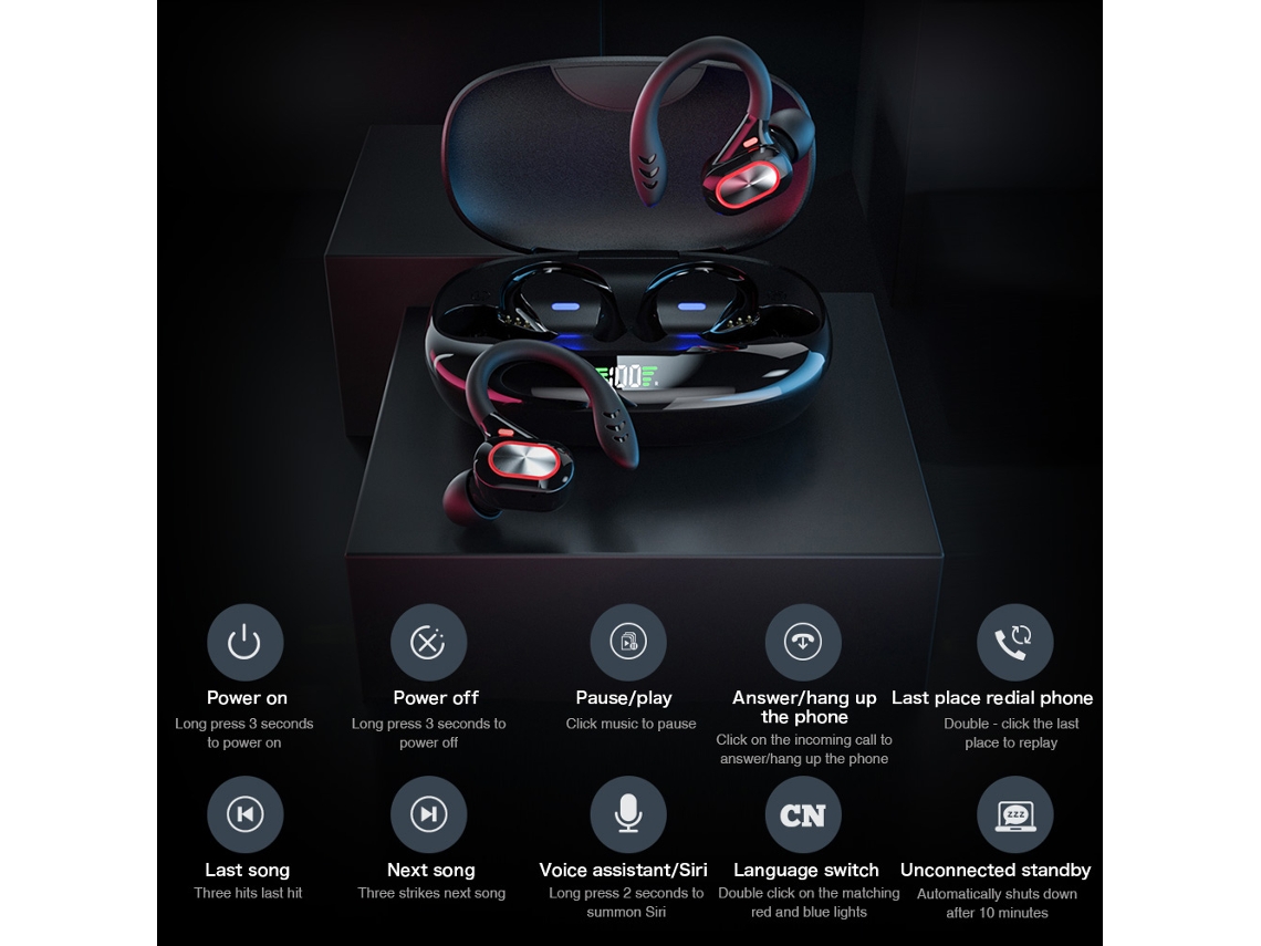 Fones Bluetooth True Wireless LAXISCREED