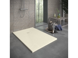 Base de Duche em Resina SIERRA Bege 80x90 Cm com grade RC