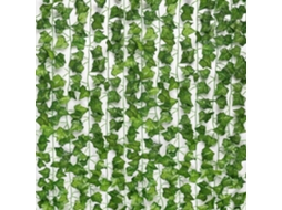 Guirlanda De Hera Artificial Com 24 Peças 2, 1 M De Comprimento, Resistente Aos Raios Uv, Com Folhas Verdes E Plantas Artificiais Para Pendurar