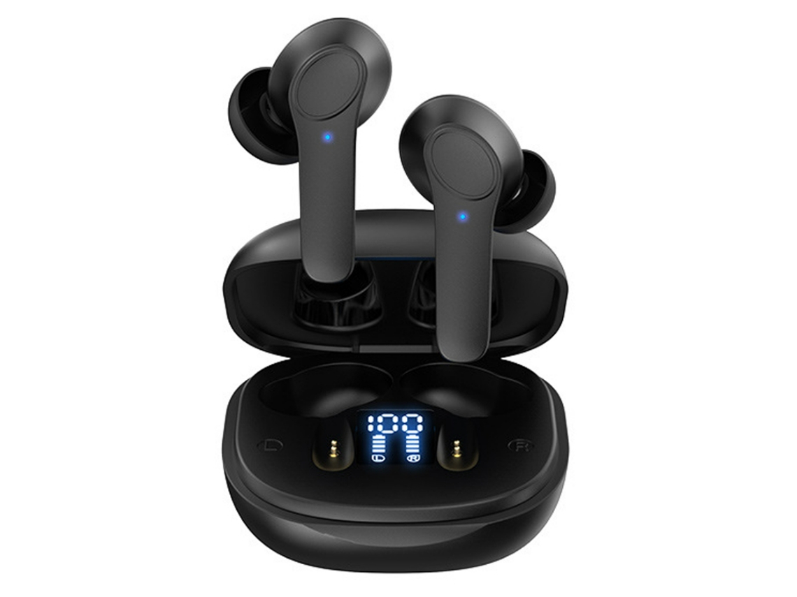 Fones Sem Fio Bluetooth JIAPEI com Estojo de Carregamento, Controle de Toque, Compatível com Android e Ios