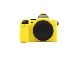 Capa Protetora de Silicone com Superfície Lisa para Câmera Nikon Z50ii Amarela XIAOMOYU