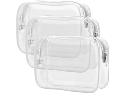 2026 Bolsa de Toiletries Transparente 5 Pack Aprovada pela Tsa S/MARCA