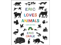 Livro Eric Loves Animals de Eric Carle  (Inglês)