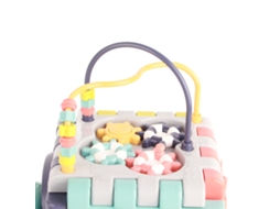 Primerox brinquedo Hexaedro Educativo para Bebê Multifuncional com Atividades de Aprendizagem