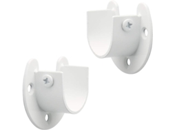 Suporte Para Varão De Cortina, Encaixes Em Forma De U, Varão Para Guarda, Roupa, Cabide De Extremidade