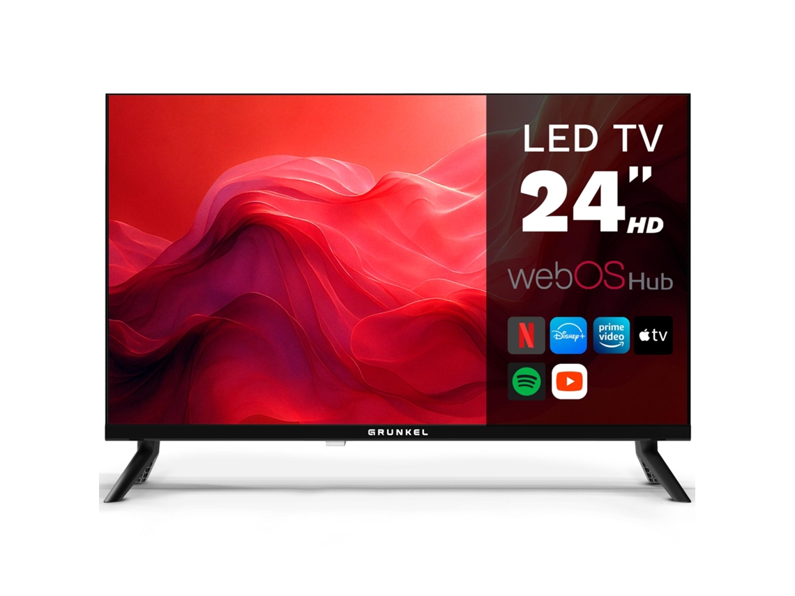 Smart TV GRUNKEL de 24 polegadas com sistema WebOS