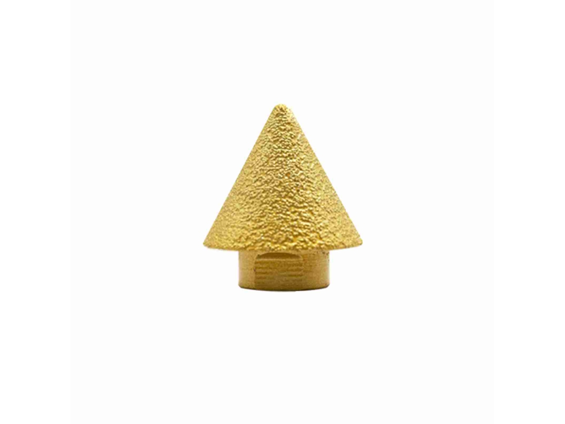 Ferramenta De Chanfro De Diamante Soldada Para Furadeira E Esmeril Angular, Mistura De Fresamento De Borda Redonda
