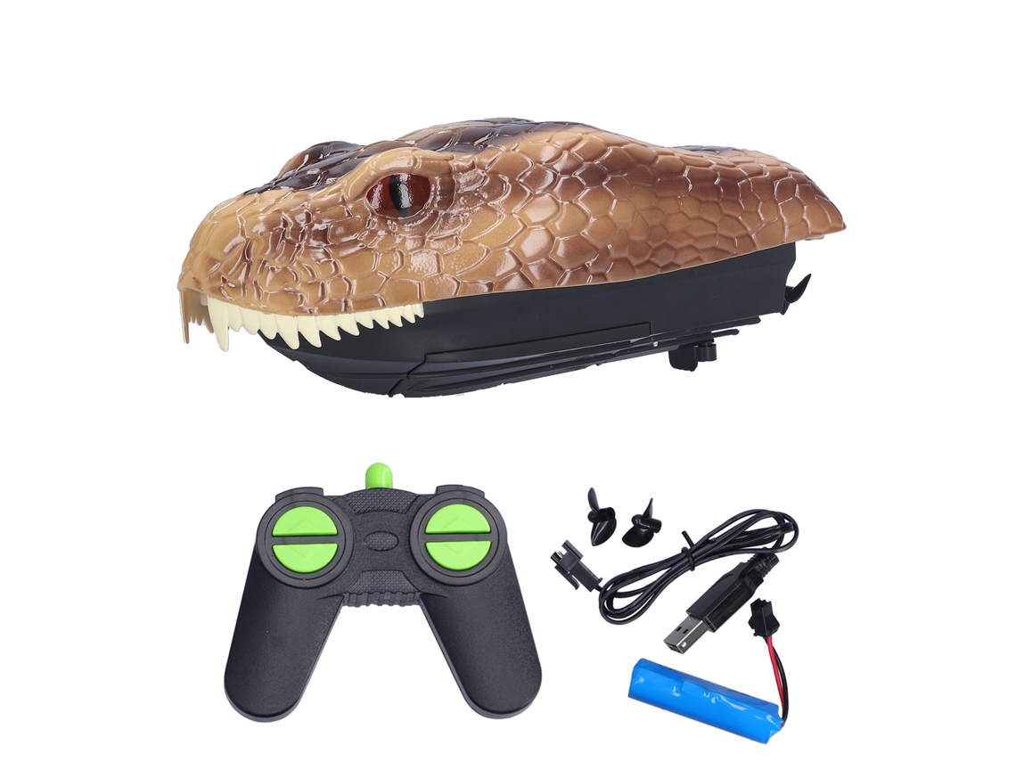 Ats barco de Controle Remoto 2.4ghz da Carrera Cabeça de Serpente Modelo Rc para Crianças Brinquedo de Barco Rc