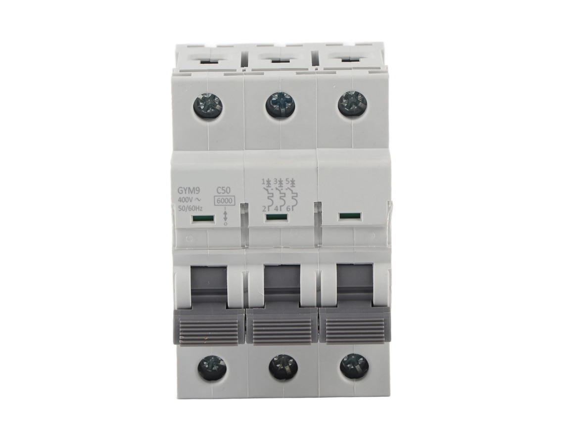 Disjuntor 3P 400VAC 50/60Hz IP20 Proteção Contra Vazamento com Capacidade de 25mm e Torque 3Nm