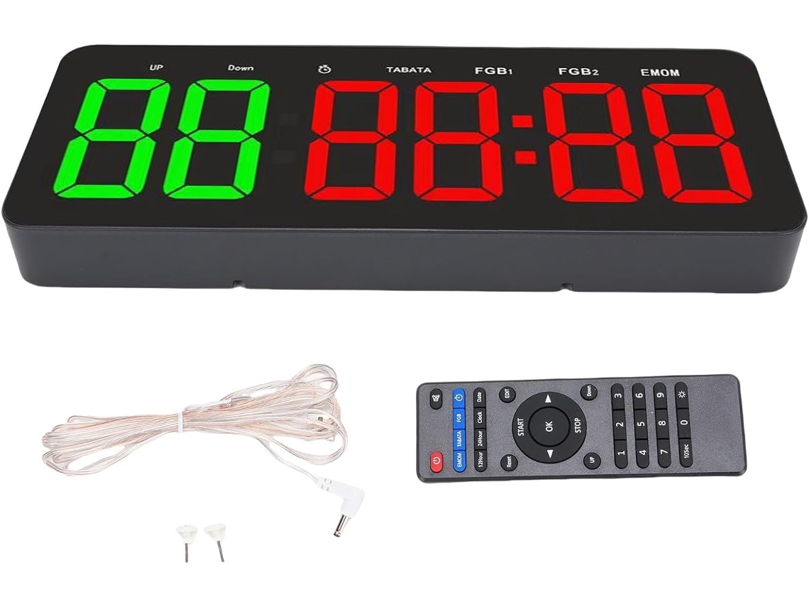 Cronômetro De Academia 12 4 Polegadas Com Display Led Grande