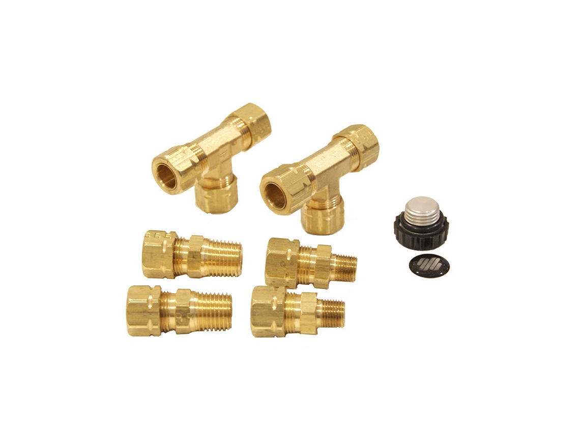 Conjunto de Estação de Direção Dupla 95-2S Dourado 3/8´´ULTRAFLEX