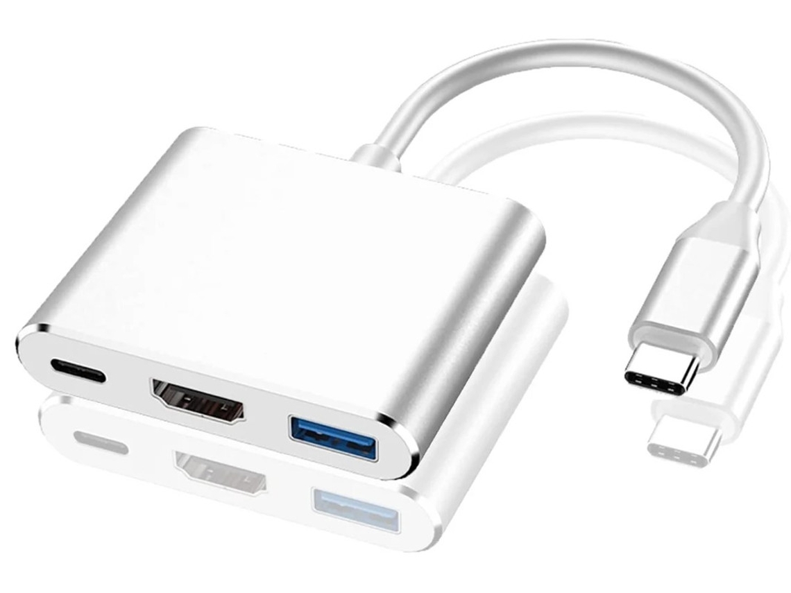 Adaptador Usb C Para 4k Hdmi Bestvite Preto