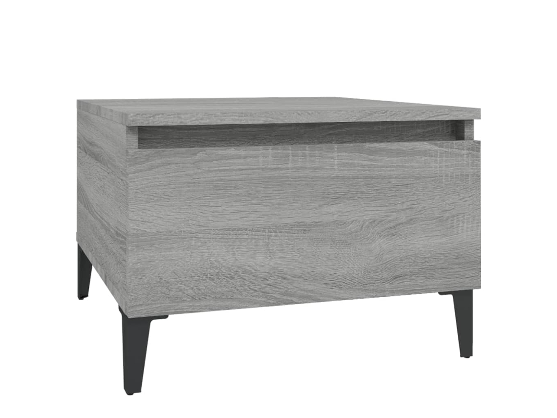 Side Table, Side Tables Vidaxl Cinzeto Madeira Processada (n/a)