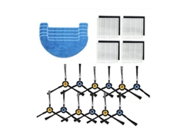 Para ilife v8 v8s x750 a7 x800 x785 v80 peças robóticas acessórios tipo robô aspirador de pó filtro hepa escova lateral esfregão escova principal