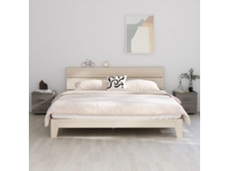 Vidaxl Mesas Cabeceira Hamar 2 Pcs 40x35x44,5 Pinho Maciço Cinza-claro