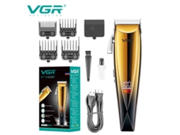 Máquina De Cortar Cabelo À Prova D'água Com Visor Digital E Função De Ajuste Gradual De Potência.