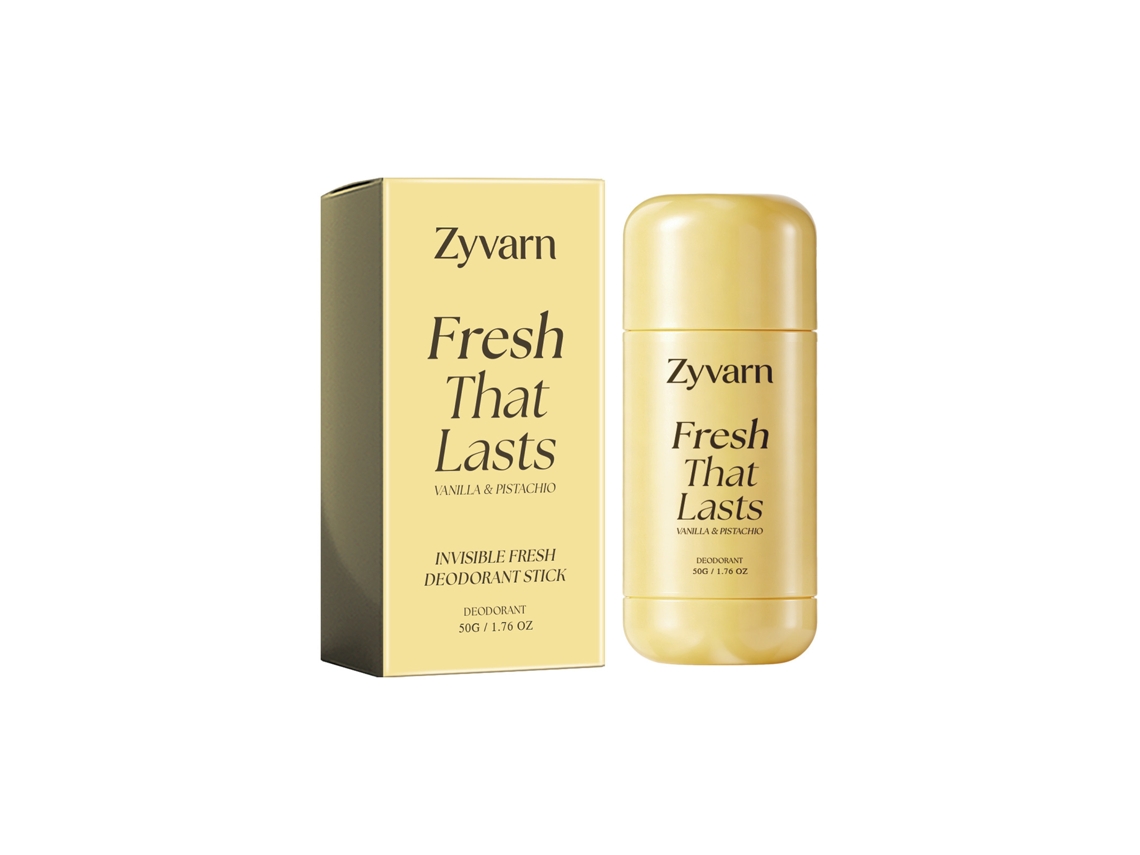 Desodorante Zyvarn Fresh em Stick Invisível para Pele Axilar, Cuidado Diário Duradouro LAXISCREED