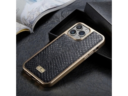 Capa Para Iphone 11 Pro Max Em Couro Pu Com Proteção Anti-choque, Preto