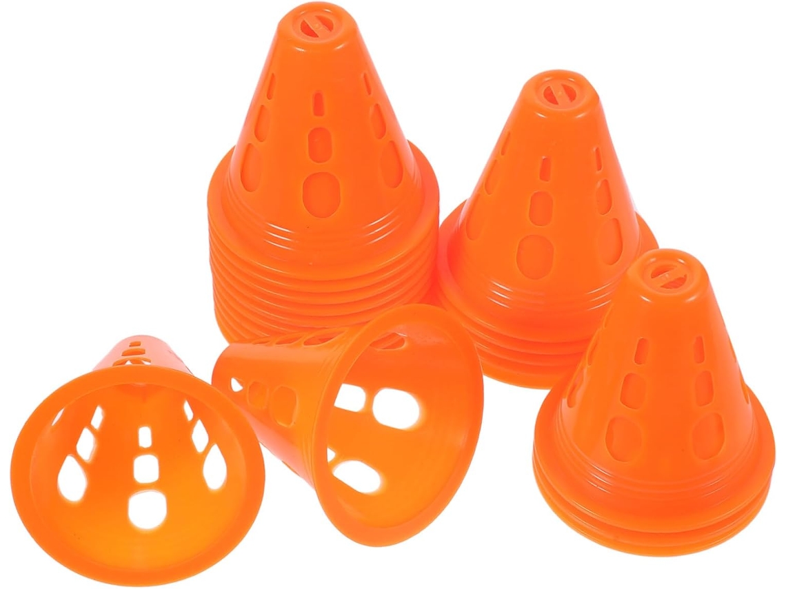 Conjunto De 20 Cones De Treinamento De Plástico - Plástico