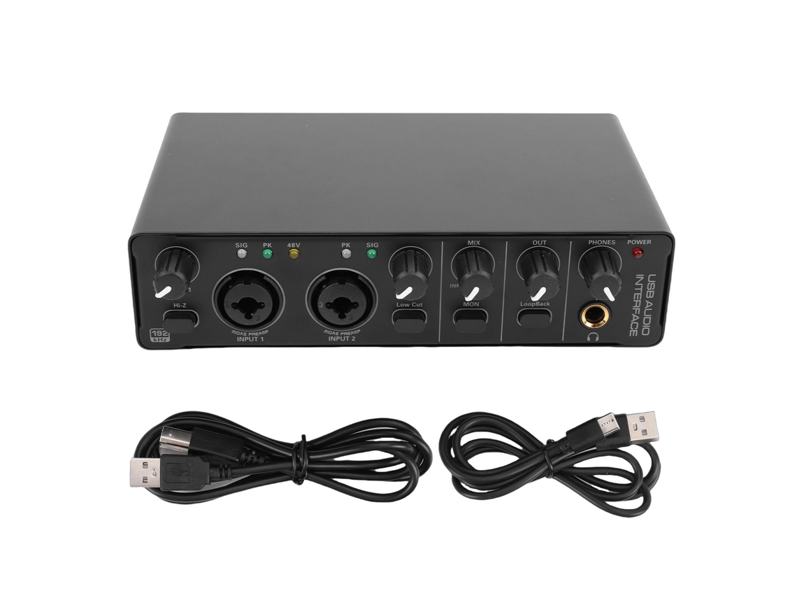 Interface de Áudio LAXISCREED 24 bit 192khz Xlr Usb c